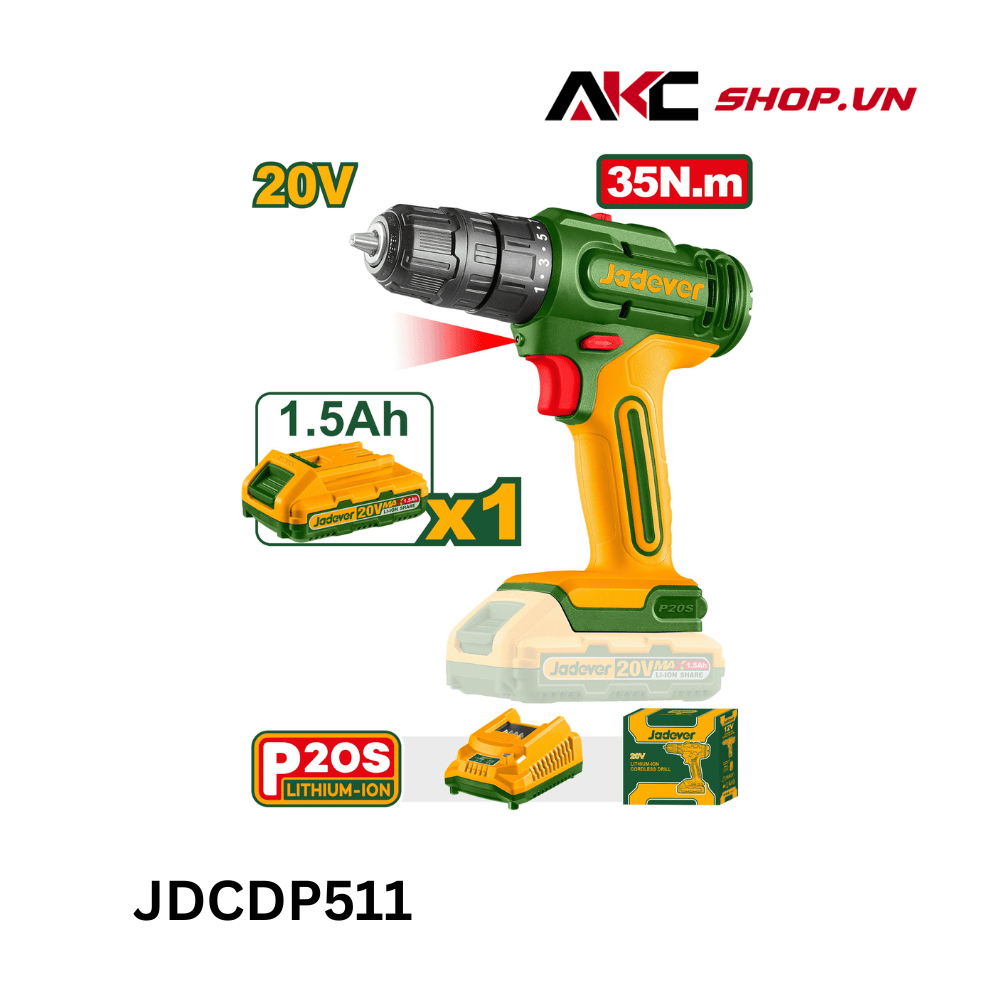 JDCDP511 - Máy khoan dùng pin