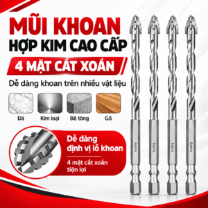 Mũi Khoan Đa Năng Đầu Răng Cưa Thế Hệ Mới