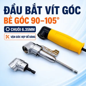 Đầu Chuyển Hướng Bắt Vít Góc 90 Độ - Lục Giác - Cho Máy Khoan